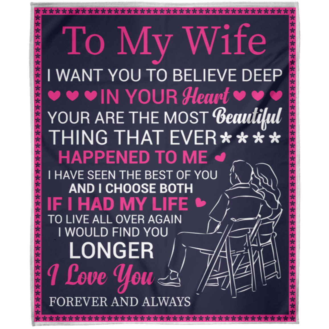 To My Wife | Fleece Blanket